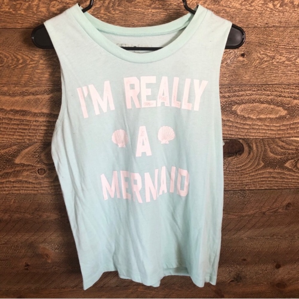 Mermaid muscle tee